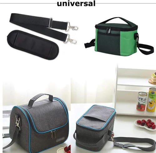 Vista 6 de JAKAGO Correa de hombro de repuesto de 61 pulgadas, correa acolchada larga para bolsa de lona, cinturón de hombro ajustable universal