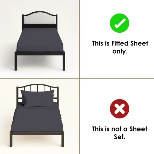 Vista 3 de SGI Bedding Litera para autocaravana, sábana bajera de 24 x 72 pulgadas, sábanas estrechas de algodón, bolsillo profundo de 14 pulgadas, suaves