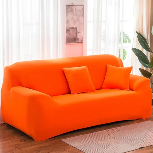 Vista 15 de Morbuy Funda súper elástica para sofá, 4 piezas de elastano, funda de sofá modular de color sólido con parte inferior elástica, protector de muebles
