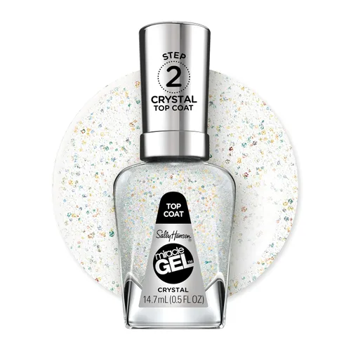 Vista 17 de Sally Hansen Miracle Gel™, capa superior brillante, de larga duración, fórmula tipo gel, sin necesidad de lámpara UV, esmalte de uñas transparente