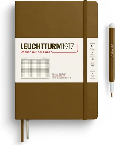 Vista 23 de LEUCHTTURM1917 373976 Cuaderno mediano (A5), tapa dura, 251 páginas numeradas, cereza, liso