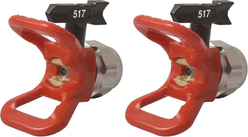 Vista 7 de GDHXW 7/8 Guard Combo 517 Airless Spray Tip para pistolas de pintura sin aire estándar