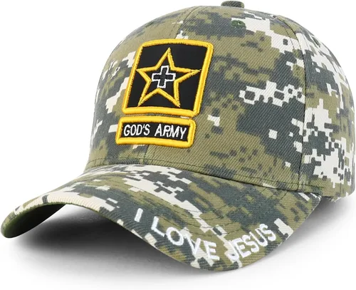 Vista 11 de Trendy Apparel Shop Gorra de bola cristiana bordada a mano Only Jesus Praying Azul marino