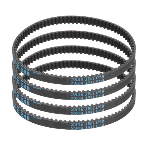 Vista 104 de uxcell 4 piezas HTD-3M Correa de Distribución de Goma 48 Dientes, Longitud de Paso 144mm x Ancho 6mm x Altura 2.4mm, Correa de Polea de Distribución