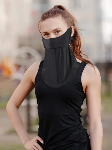 Vista 7 de 2 unidades unisex de protección solar para mujer, protección UV, bufanda facial para actividades al aire libre de verano