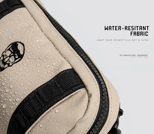 Vista 7 de Gymreapers Bolsos cruzados pequeños de viaje para hombres y mujeres con bolsillo oculto, riñonera cruzada impermeable para hombres con cinturón