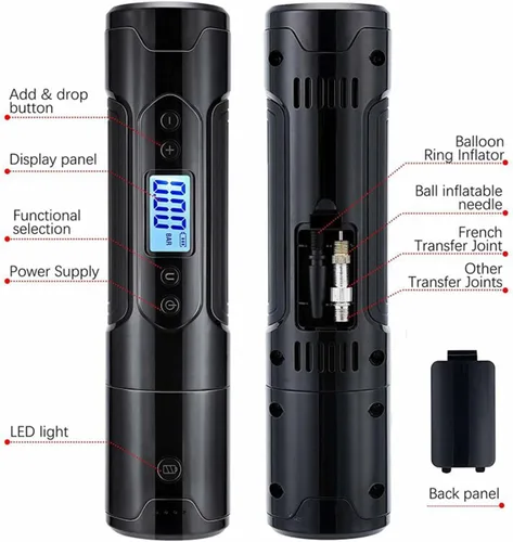 Vista 3 de RiToEasysports Automatic Electric Pneumatic, 300PSI 12V Mini Compressor Air Pump Electric Tire Air Inflator Pump Mini Air Compressor