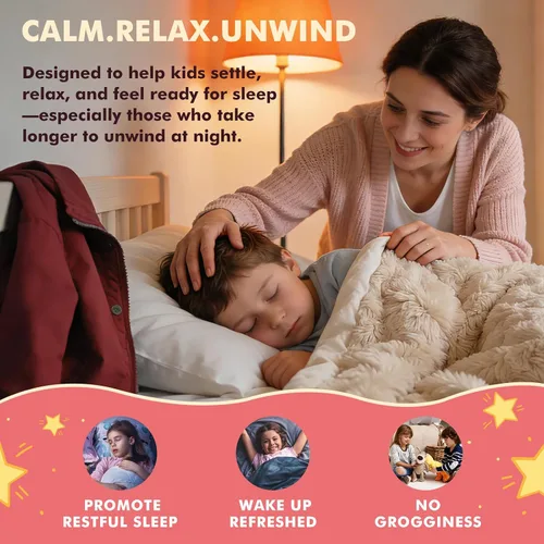 Vista 5 de Gotas líquidas de glicinato de magnesio para niños mayores de 4 años, glicinato de magnesio 100/200 mg para dormir, relajación y apoyo a la calma
