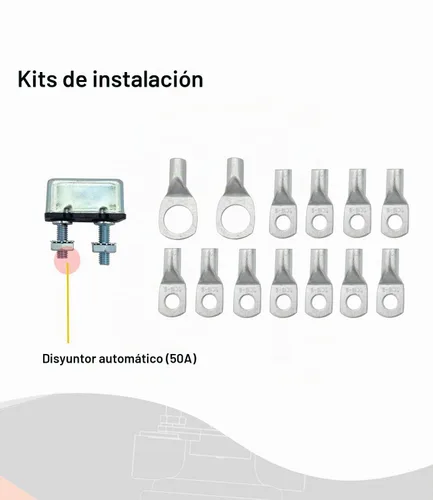 Vista 4 de Kit de interruptor giratorio de motor de lona que reemplaza a ATPRS1 5540710 9421-12 VDC 50 amperios