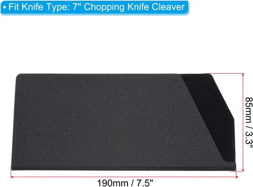 Vista 2 de PATIKIL Fundas de plástico ABS para cuchillo de cortar de 7 pulgadas, protector de filo de cuchillos, funda universal para cuchillos para cocina