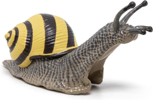 Vista 6 de Papo - Figura realista de caracol de madera - A partir de 3 años - Colección de animales de jardín - Juego educativo de criaturas pequeñas - Juguete