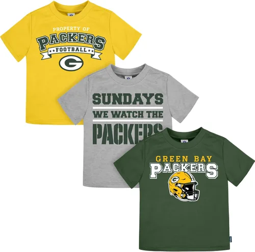 Vista 6 de Gerber NFL - Paquete de 3 camisetas de manga corta para bebé
