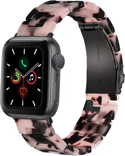 Vista 24 de Wongeto Correa de resina ligera, compatible con Apple Watch Band de 1.575 pulgadas, 1.496 pulgadas, 1.614 pulgadas, 1.654 pulgadas, 1.732 pulgadas