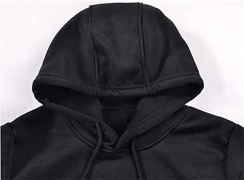 Vista 3 de Sudadera con capucha unisex con estampado de conejito para hombres y mujeres, suéter casual