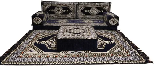 Vista 70 de arabicsofa Sofá de piso árabe Jalsa - Sofá tradicional hecho a mano para sala de estar