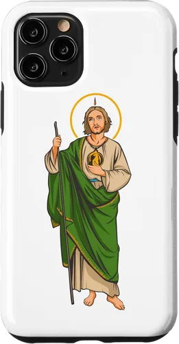 Vista 27 de Funda para iPhone 16 San Judas Tadeo. Santo De Las Causas Difícil