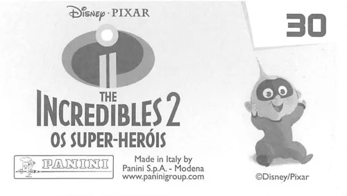 Vista 2 de 2018 Panini Incredibles 2 Album Sticker #30 Sticker 30