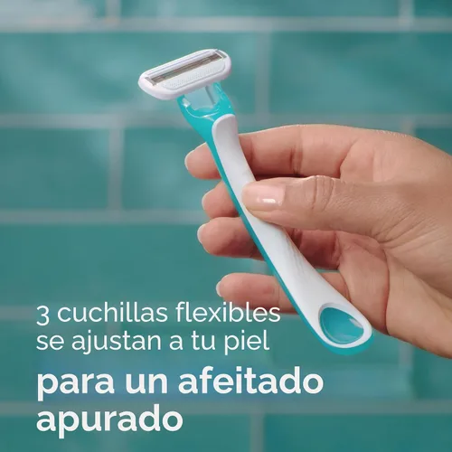 Vista 5 de Gillette Venus Tropical - Maquinilla de afeitar desechable para mujer, 3