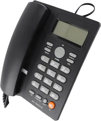 Vista 8 de Teléfono fijo con cable, con pantalla/llamada en espera, manos y llamadas, función de reducción de ruido silenciosa integrada, adecuado para oficina