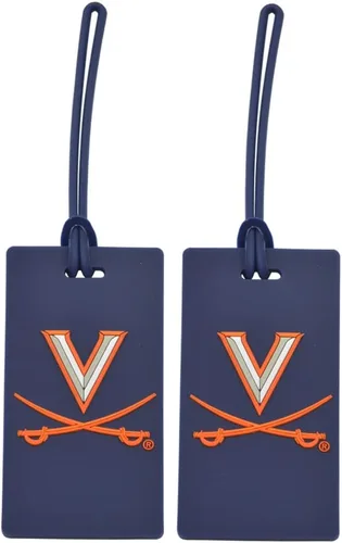 Vista 6 de Paquete de 2 etiquetas de PVC para equipaje de Alabama Crimson Tide