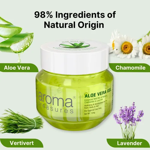 Vista 5 de Aroma Treasures Gel Aloe Vera 4.41 oz