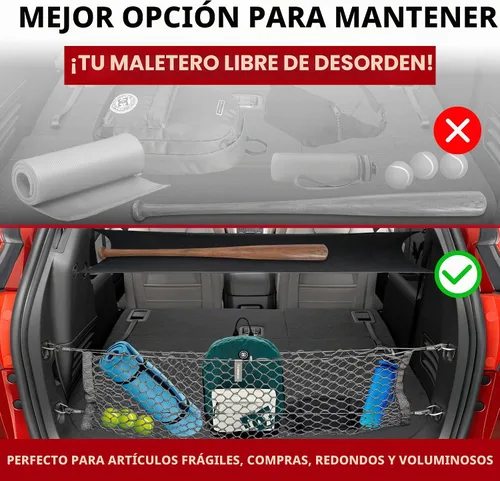 Vista 5 de Trunknets Inc Persiana de seguridad de carga + red de carga para Chevrolet Traverse 2009 2010 2011 2012 2013 2014 2015 2016 - Ebony New