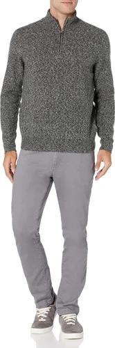 Vista 5 de Tienda Essentials - Suéter de manga larga con cremallera para hombre