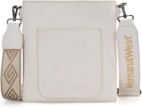 Vista 4 de Montana West Bolsos cruzados para mujer con múltiples bolsillos y correa de guitarra