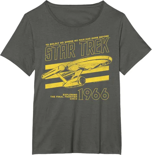 Vista 41 de Star Trek: The Original Series Enterprise '66 Collegiate Camiseta Negro