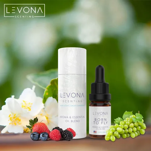 Vista 4 de Levona Scent Aceite Esencial - Aroma para Hogar, Oficina, Hotel y Spa, Ideal para Humidificadores y Difusores, Fragancia con Aroma Aldehídico, Limón