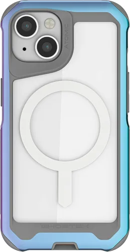 Vista 102 de Ghostek ATOMIC - Funda delgada para Galaxy S21 con parachoques de metal de aluminio y diseño trasero transparente, protección resistente que absorbe