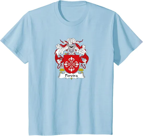 Vista 8 de Escudo de armas Pereira - Camiseta con escudo familiar, Negro