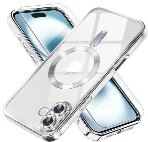 Vista 35 de Misea Funda magnética para iPhone 14 compatible con MagSafe [nunca amarillenta] [protección contra caídas de grado militar] protector completo
