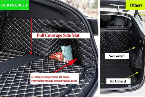 Vista 3 de Alfombrillas de piso personalizadas para Jeep para BMW para Ford para Buick para Acura para Infiniti para Nissan para Kia vehículos automotrices