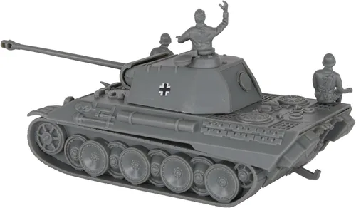 Vista 4 de BMC CTS WW2 German Panther V Tanque - Gris 1:38 Ejército de Plástico Hombres Vehículo Militar