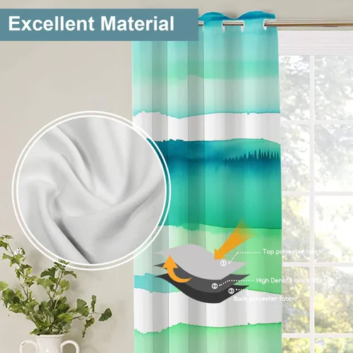 Vista 402 de Shrahala Orange Autumn Autumn Blackout Curtain Tiers, Fall Kitchen Valance Light Blocking Tier Drapes with Rod Pocket, 2 Pack 26 X 24 in
