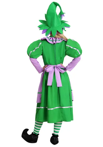 Vista 2 de Disfraz de chica Munchkin talla extra Multicolor