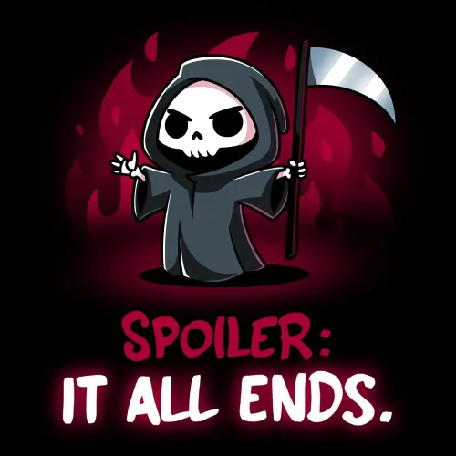Vista 2 de TeeTurtle Spoiler estándar camiseta It All Ends