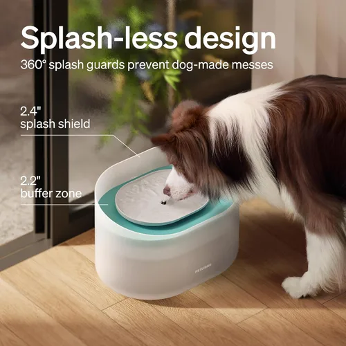 Vista 4 de Fuente de agua PETLIBRO para perros, fuente de agua para perros medianos a grandes, antisalpicaduras, ultra silenciosa + filtros de repuesto