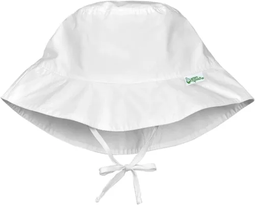 Vista 13 de i play. by green sprouts - Sombrero de protección solar UPF 50+ con protección solar ajustable para crecer con el bebé Dinosaurios Aqua