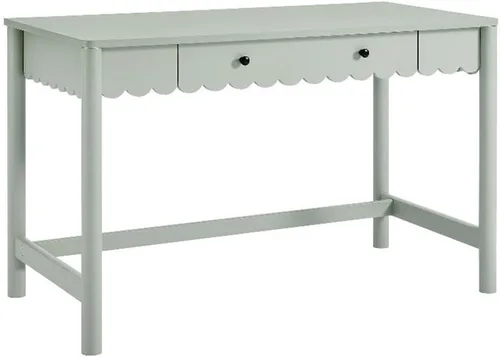 Vista 10 de Modway Escritorio de vieira Emmeline en gris claro
