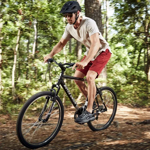 Vista 2 de Royce Union - Bicicleta de montaña todoterreno RMT con 21 velocidades, montura de aluminio de 27.5 pulgadas, palanca de cambios con puño giratorio
