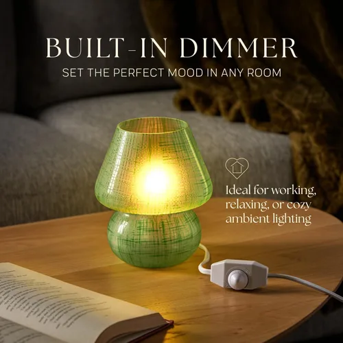 Vista 3 de Lámpara de hongo Next Glow – Lámpara de mesa, lámpara LED regulable moderna para dormitorios, habitaciones de niños, mesitas de noche, decoración