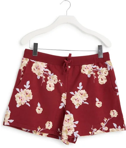 Vista 2 de Pantalones cortos de rizo francés con bolsillos para mujer (rango de tallas extendidas)