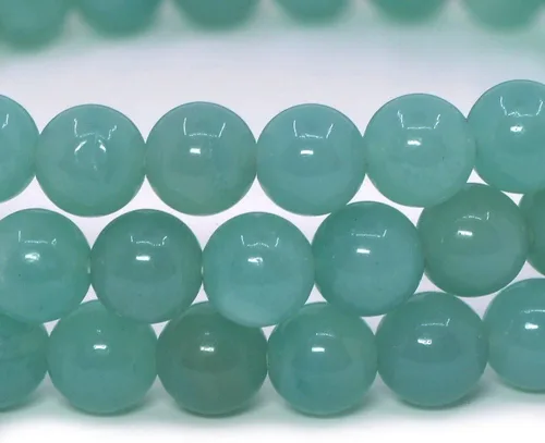 Vista 2 de Justinstones Pulsera elástica de cuentas redondas de piedras semipreciosas de 6.5 pulgadas