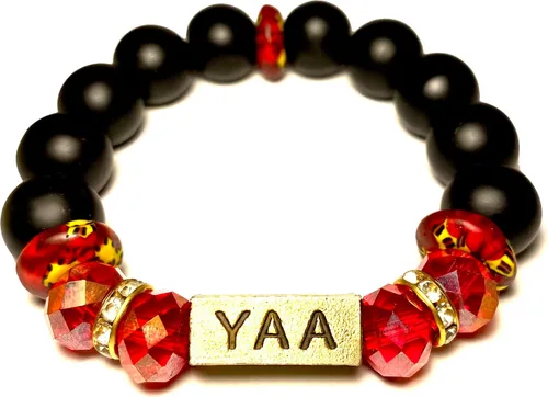 Vista 70 de Pulseras africanas tradicionales con nombre nacido en el día para mujeres de Ghana, materiales naturales, ajuste cómodo y holgado