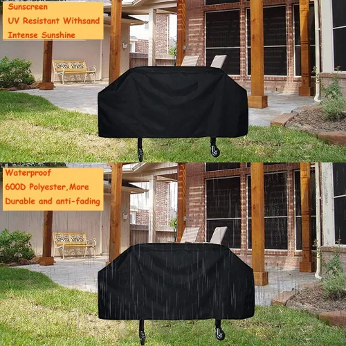 Vista 4 de Cubierta de plancha impermeable resistente de 36 pulgadas para estación de cocción Blackstone de 36 pulgadas, material resistente a la intemperie