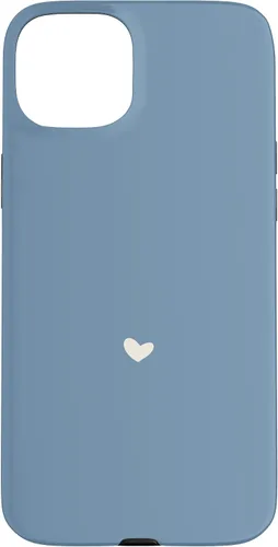 Vista 9 de Misty Blue - Hand Drawn Heart Chic Boho Aesthetic Case for iPhone 16