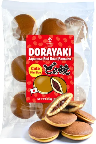 Vista 8 de YAMASAN KYOTO UJI Dorayaki japonés de Matcha con pasta dulce de frijol, dulces tradicionales japoneses Wagashi, tamaño mini lindo, caramelo