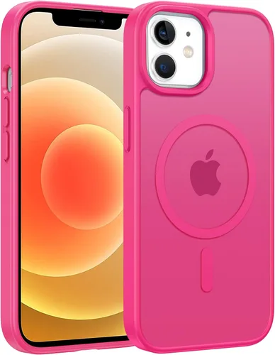Vista 183 de FNTCASE - Funda para iPhone 16 Pro: magnética, mate, translúcida, de grado militar, protectora contra caídas, resistente, fina, duradera y a prueba